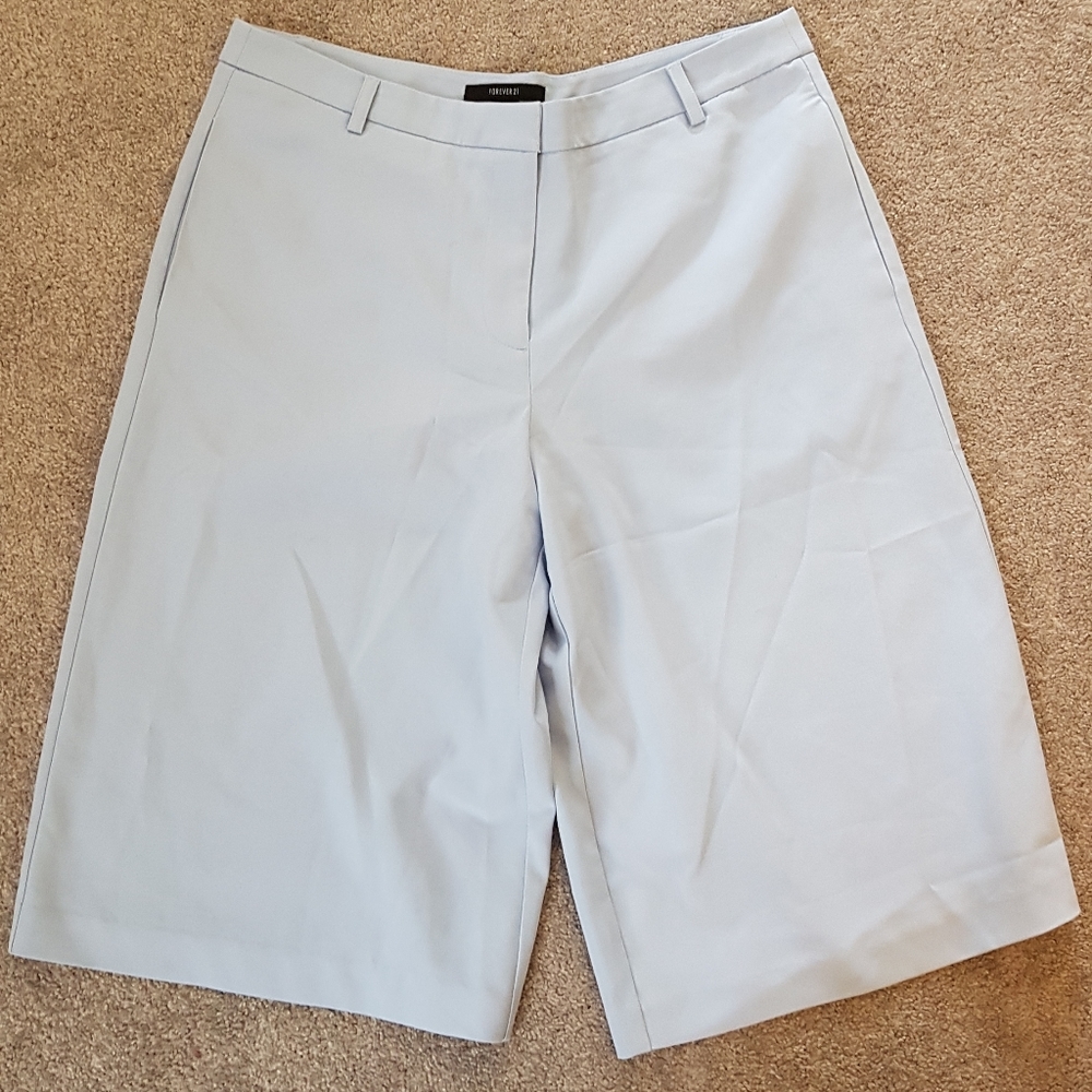 Forever 21 light blue culottes sz lrg